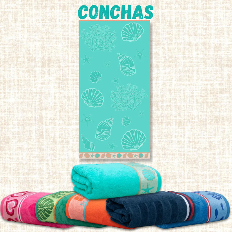 Kit 2 Toalhas De Banho Banhão Praia 80x150
