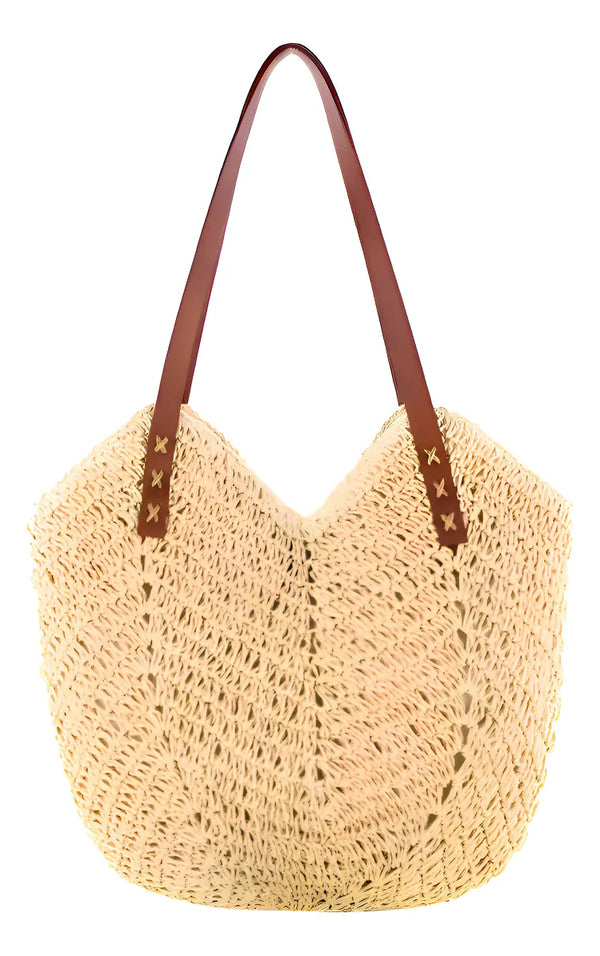 Bolsa De Palha Praia Feminina
